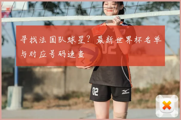 寻找法国队球星?最新世界杯名单与对应号码速查